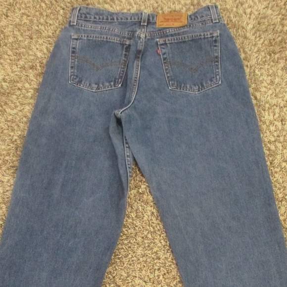 Levi's Vintage 90s‎ Jeans Women's 14 Dark Wash 561 Loose Straight Denim Made USA - Picture 4 of 7